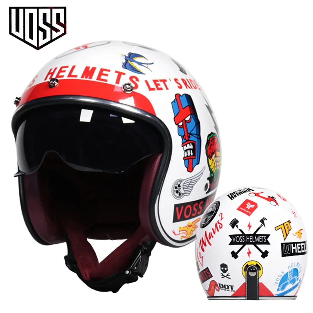 Voss Quarter Face Helmet Save Big On Bulk Voss Motorcycle Helmets