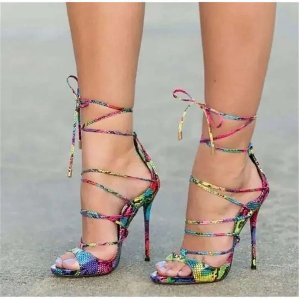Snakeskin barely there heels online