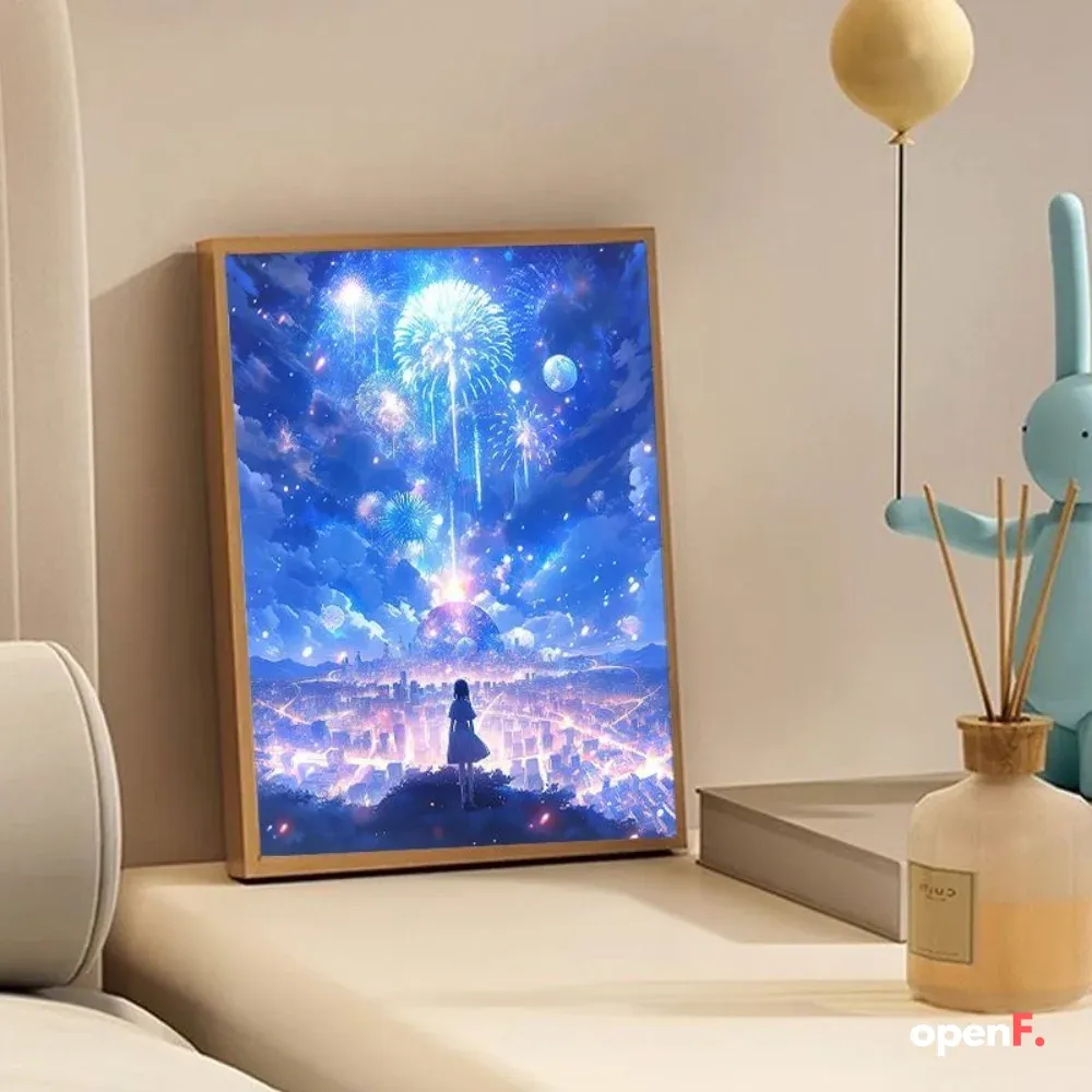 LED Lighted Anime Painting Tricolor Dimming... From Ddmyperfect, $50.96 ...