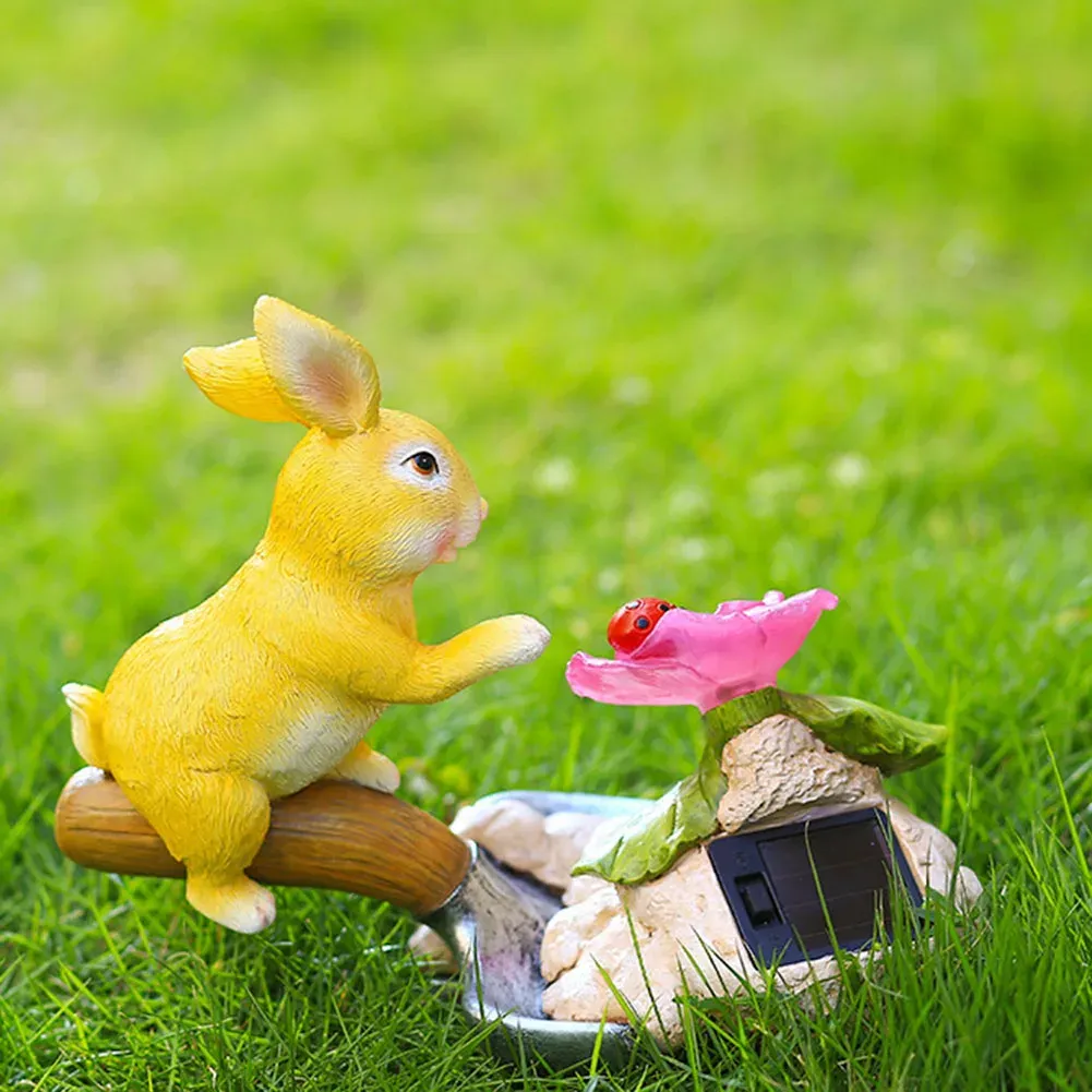 Rabbit solar light on sale