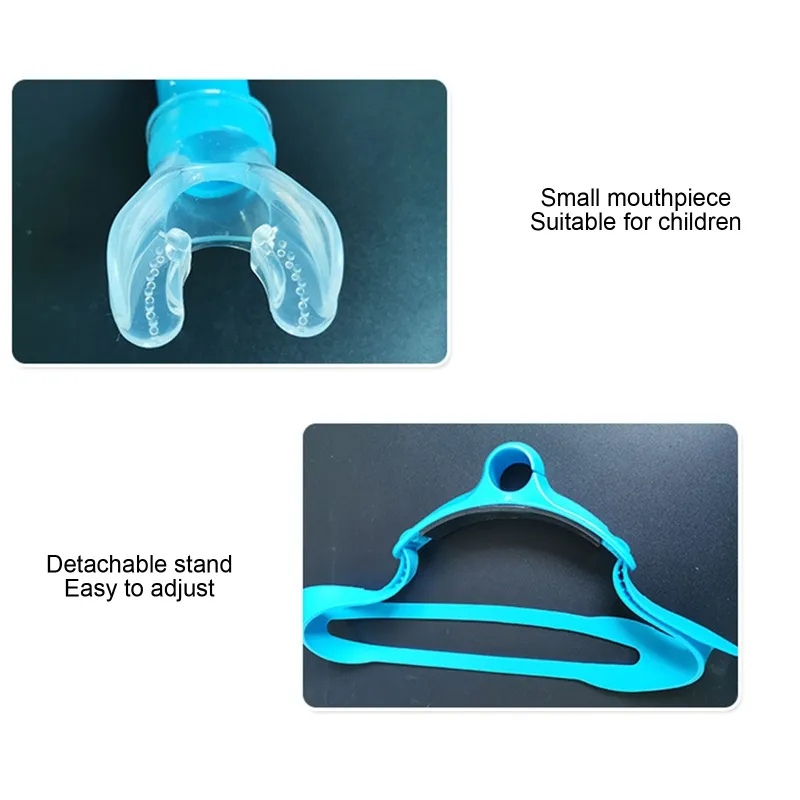 Tuba de natation avec valve de purge unidirectionnelle - Embout