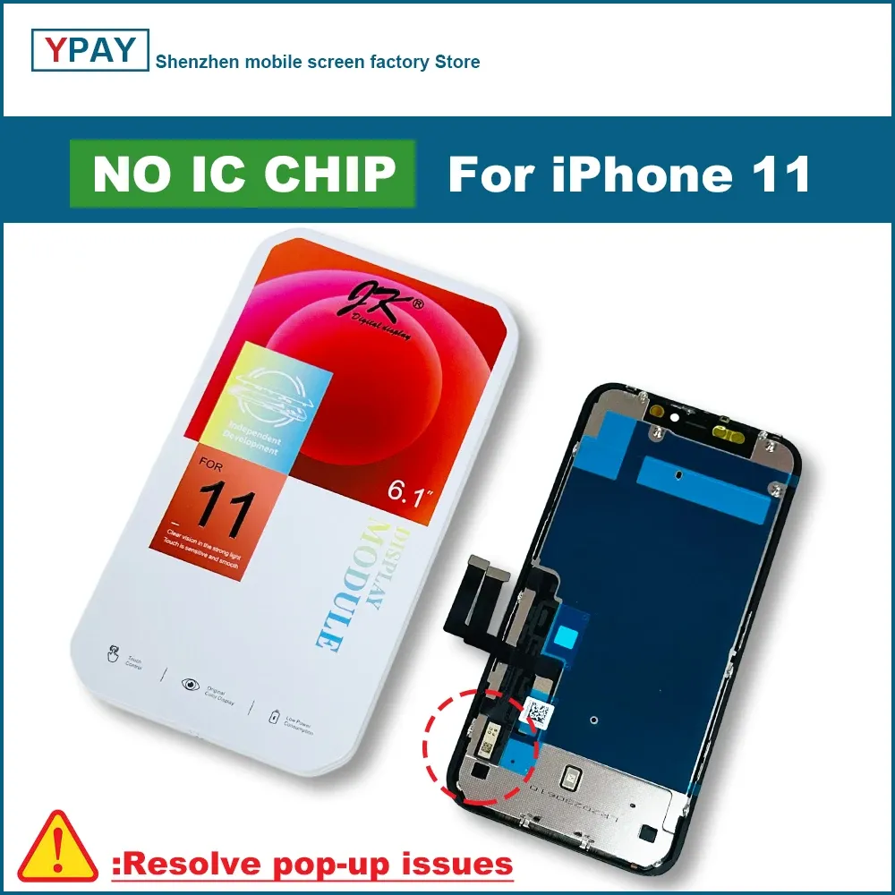 NO IC Chip JK Series IPhone 11/11 Pro/12/12 Pro LCD From