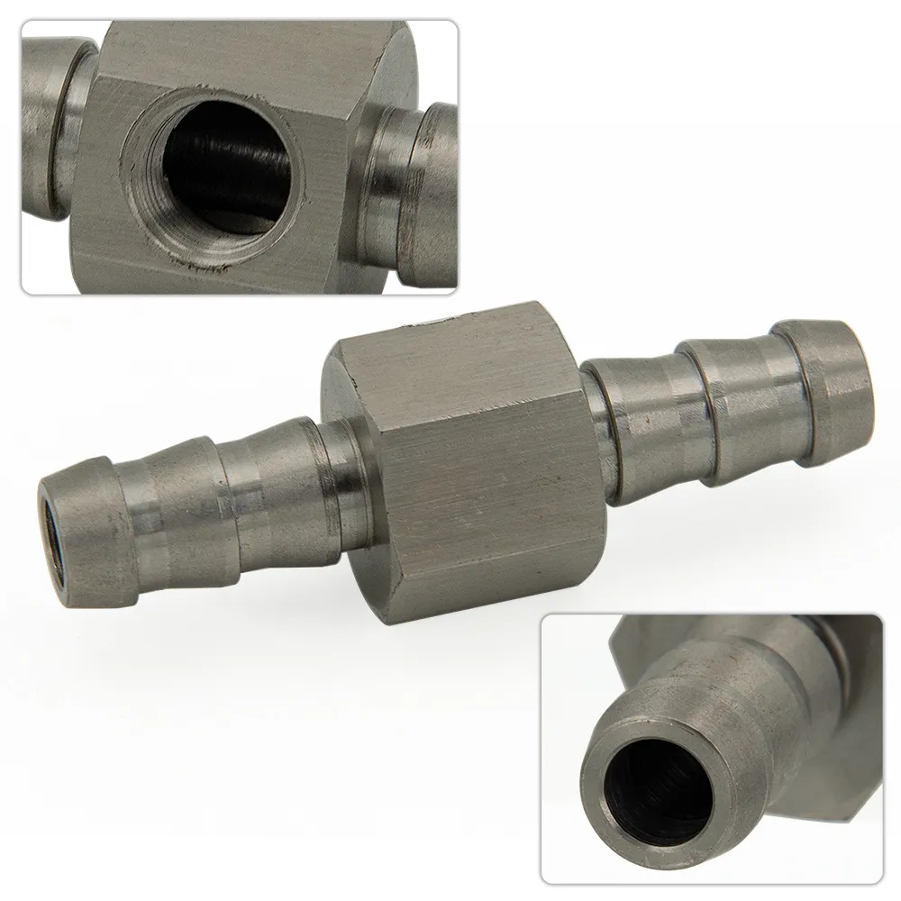 1/8 NPT Oil Pressure Sensor Tee Adapters Turbo Supply Feed 1/8 NPT Oil Pressure Sensor Tee Adapters Turbo Supply Feed
