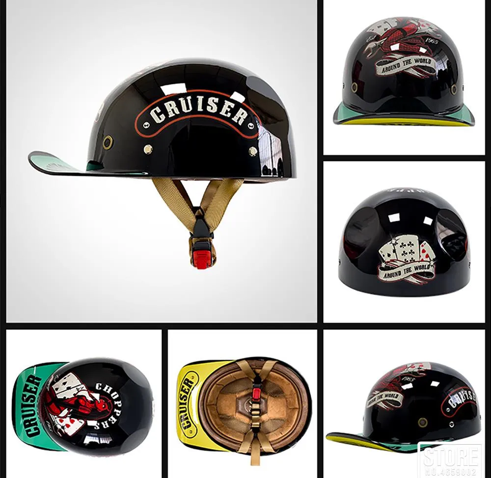 ball cap motorcycle helmet dot approved Baseball its a statement Baseball Cap Motorcycle Helmet,DOT Approved
