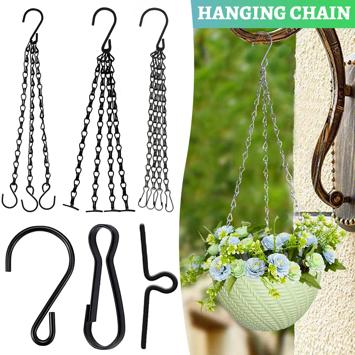 gold plant hanger Apatico - Harness Plant Hanger main image 0