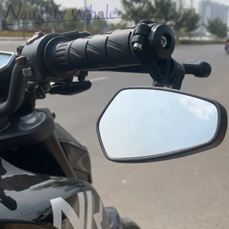DHgate Motorcycle Aluminum Rear View Handle Bar End Side Rearview Mirrors FOR Ducati 848 696 959 scrambler 800 monster 900 Cafe Racer Automobiles Motorcycles