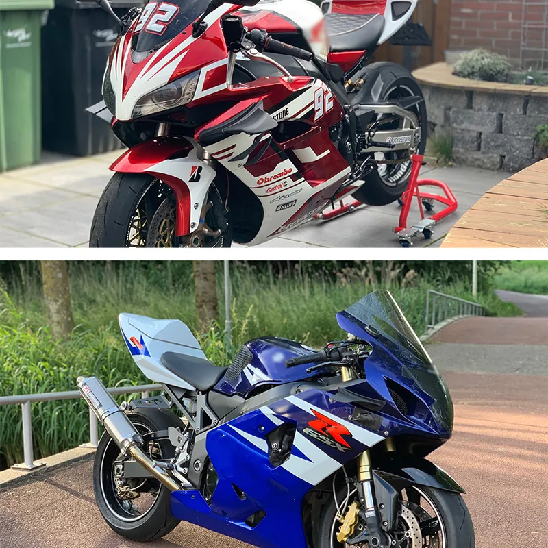 DHgate 2024Universal Motorcycle Winglet Kit Aerodynamic Wing Spoiler for Yamaha Kawasaki Honda H2 H2R Scooter U2J0 Automobiles Motorcycles