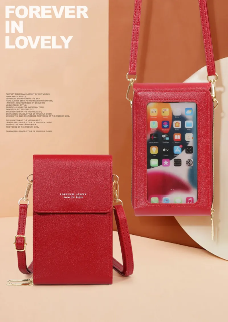 Get touch screen purse now clearance
