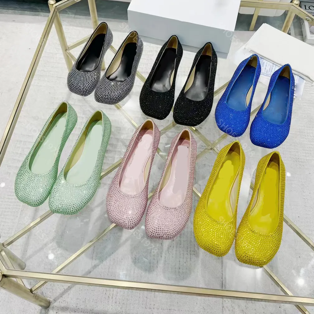 Satin ballet pumps wedding store