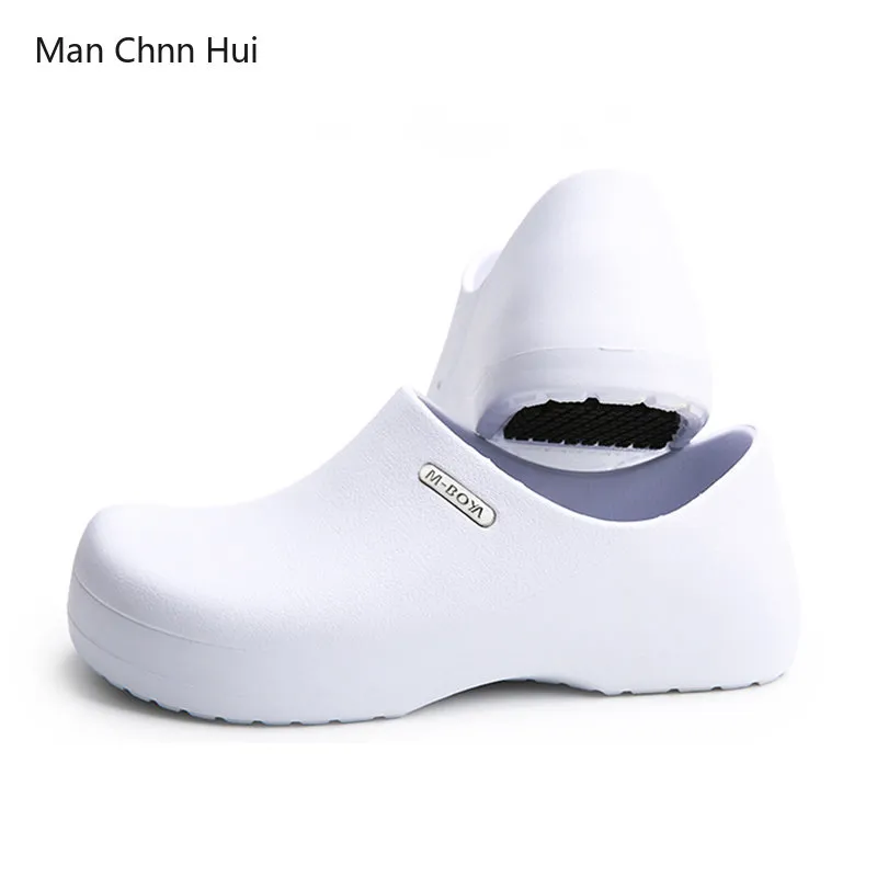 Premium White Chef Shoes - Waterproof, Anti-Slip Kitchen & Restaurant ...