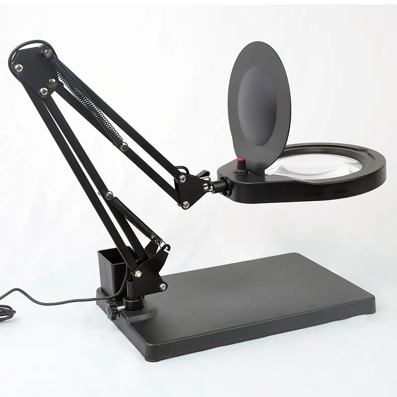 High Precision 80 SMD Magnifying Glass Man Light With Real Glass Man Lens Stand 5.5 Diopter Light Modes For Close Work From Homepro16 105.21 DHgate.Com
