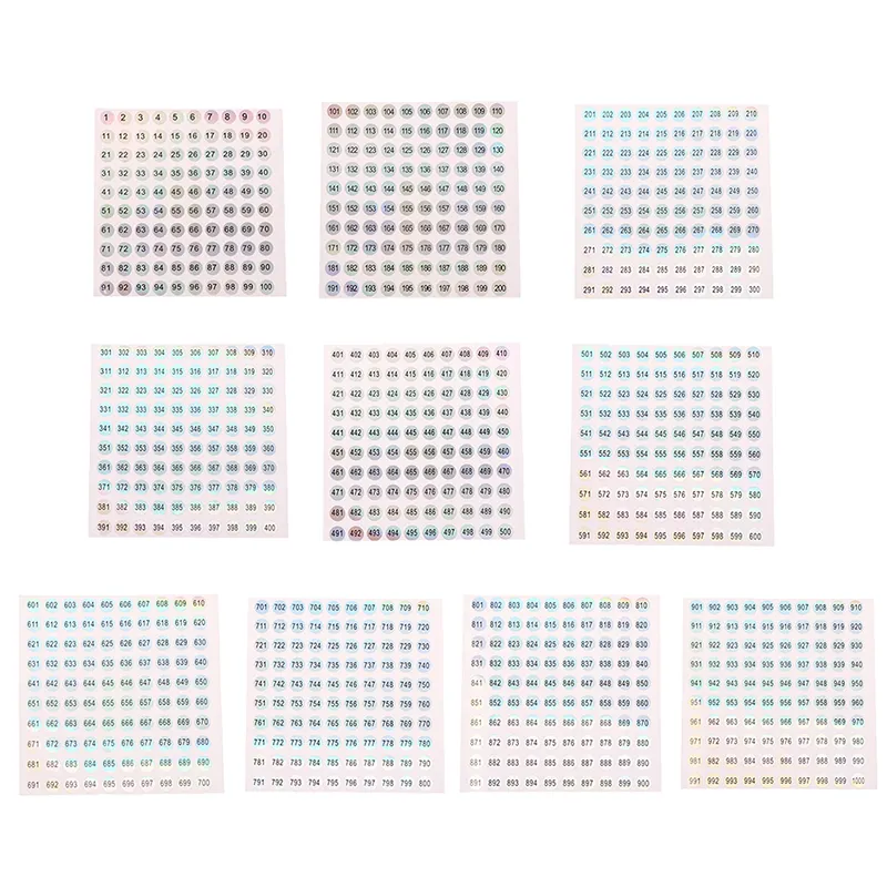 1 Sheet Waterproof Digital Laser Number Stickers... From Ddmylucky, $15 ...