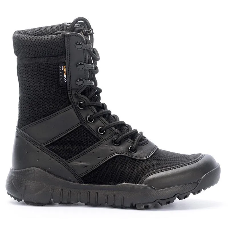 DHgate Ultra Light Breathable Mens CQB Tactical Boots Wear Resistant Desert Mesh for Outdoor Security Shoes Accessories