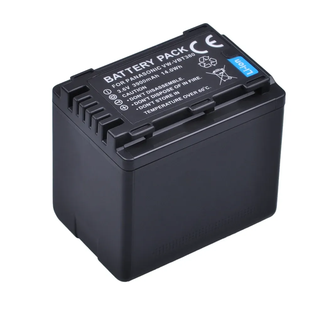 Kastar Battery AC Wall Charger For VW-VBT380 & Panasonic HC-V180K HC-V180GK – 4300mAh Li-Ion