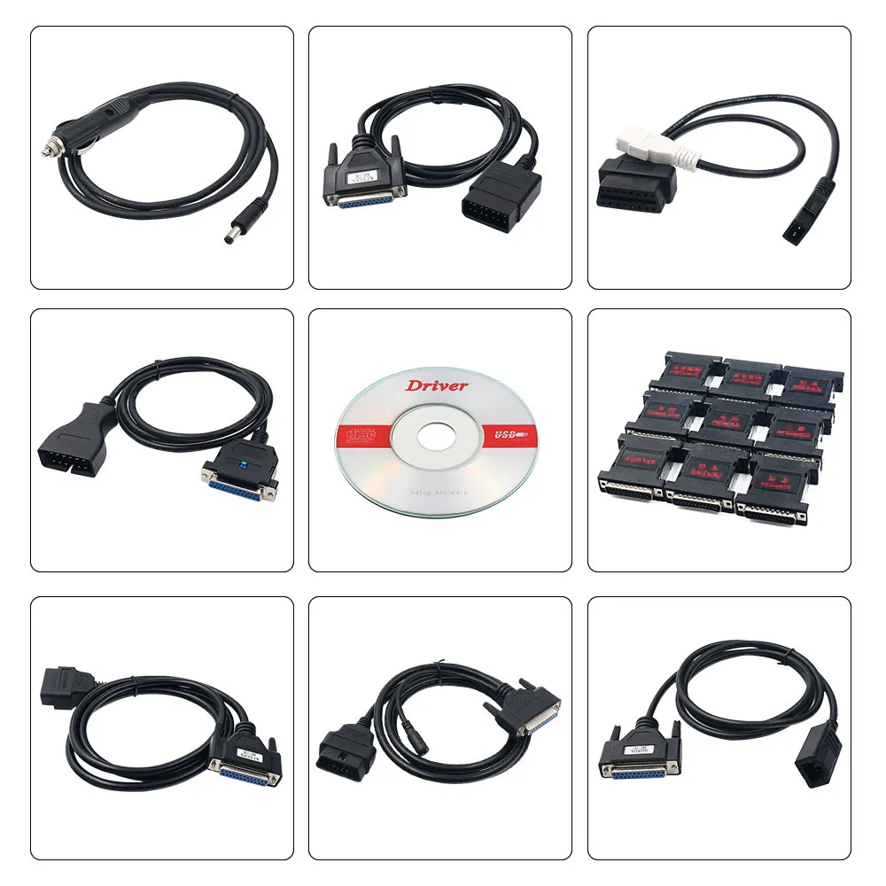 T300 23.9 Auto Key Programmer with Wifi for Multi-Brand Cars, 12V Power ...