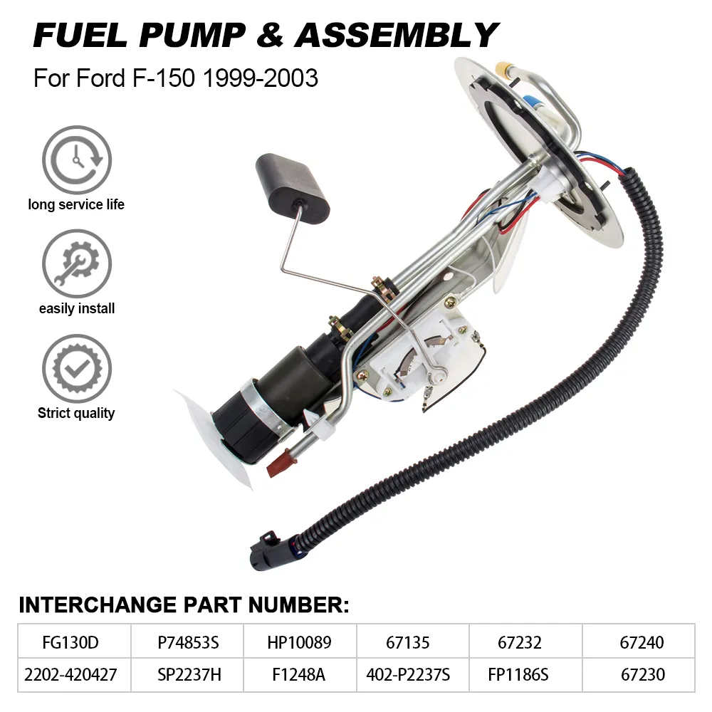 thumbnail image 2 of Precision Fuel Pump Assembly For Ford F-150 (1999-2004) – 4.2L 4.6L 5.4L – E2237S Replacement 2 of 6