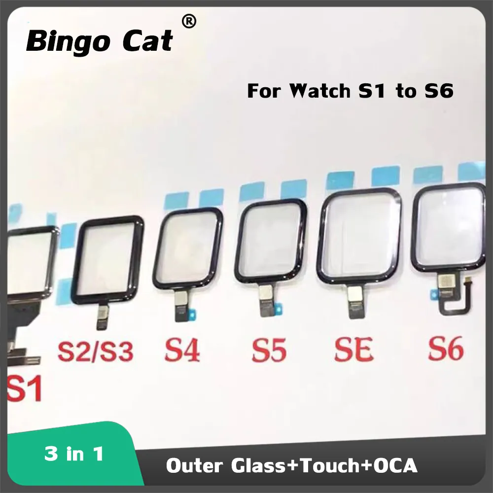 DHgate New Touch Screen Digitizer Glass Panel OCA For Apple Watch Series 2 6 Sizemm Screen Repair Kit Cell Phones Accessories
