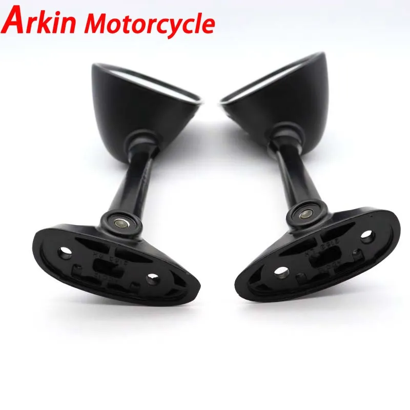 Motorcycle Rearview Mirrors For Suzuki SV650, GSXR, Bandit, Katana Models - Black Pair