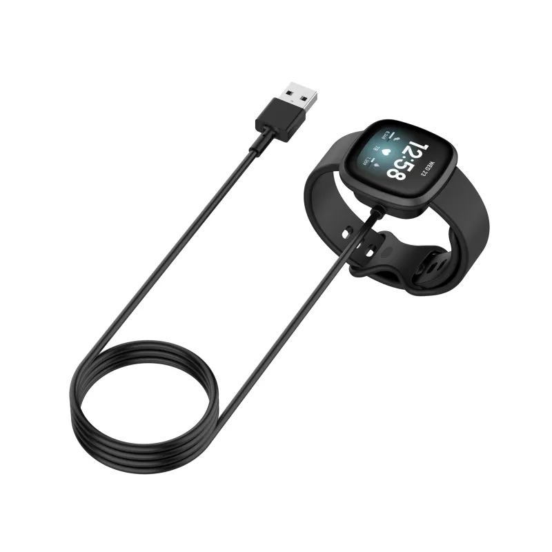 2024 VersionFitbit Versa 3 Charger USB Charging Cable Replacement For Fitbit Versa 4 Fitbit Sense 2 Sense Smartwatch Black 3.3ft From Homepro3 9.82 DHgate.Com