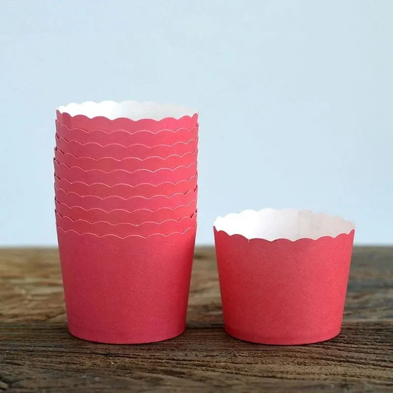 Mini Solid Color Baking Cups - 20/50/Cupcake Liners Cake Candy Paper ...