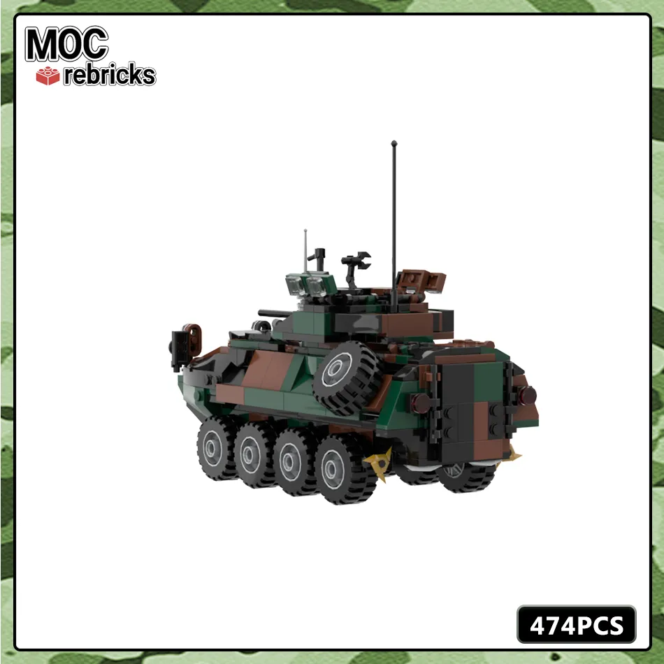 Set MOC LAV-25 Infantry Fighting Vehicle – 476 Pièces – ZITIANYOUBUILD – Compatible LEGO