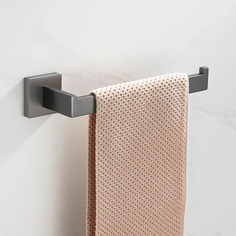 Bathroom Suction Cup Walnut Towel Rack Mid-century Modern Wall-mounted Bathroom Towel Ring Without Punching Bathroom Hook