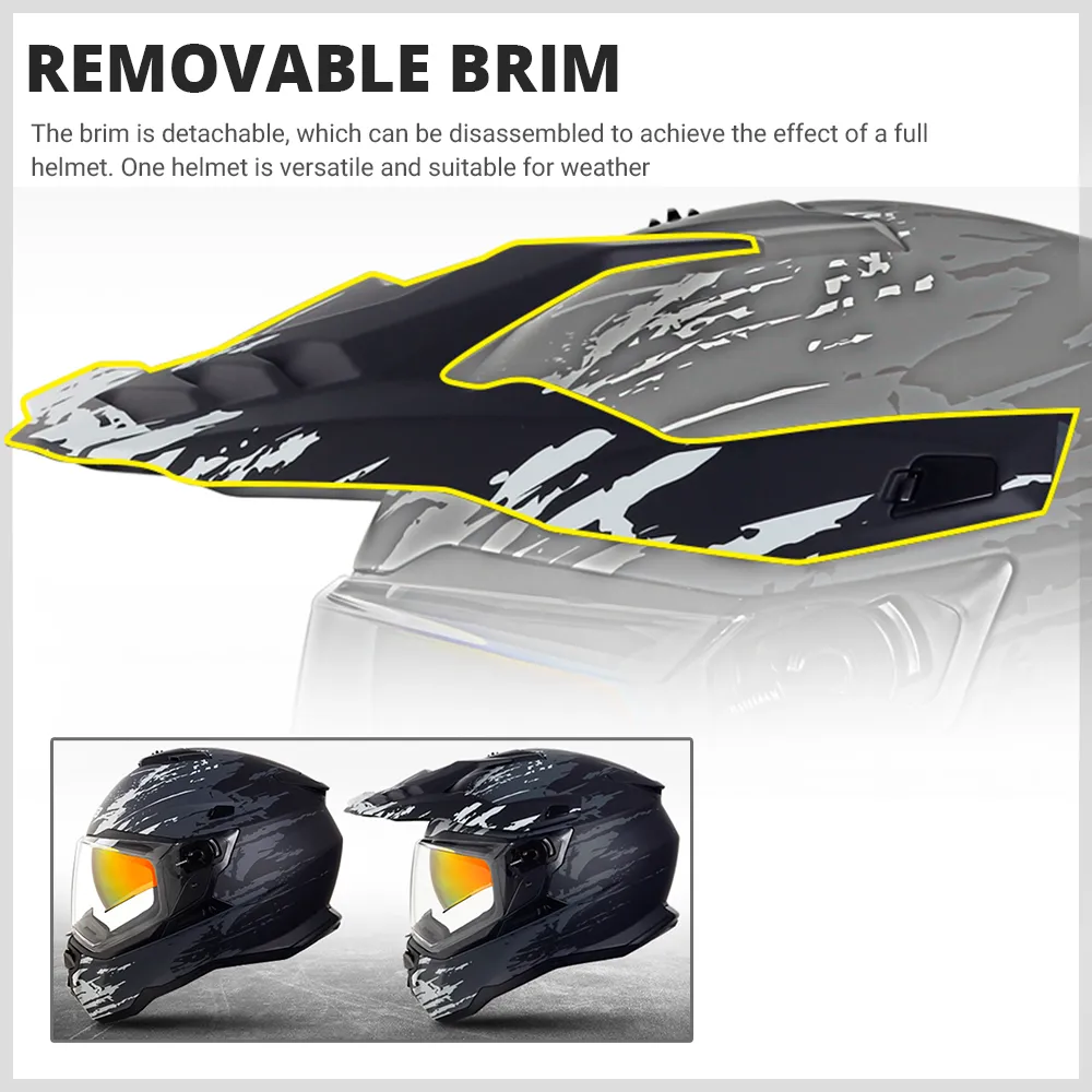 DHgate 2024Flip Up Full Face Motorcycle Helmet Breathable Safe Downhill Racing Motocross Helmet with Binocular Lens S 3XL Automobiles Motorcycles