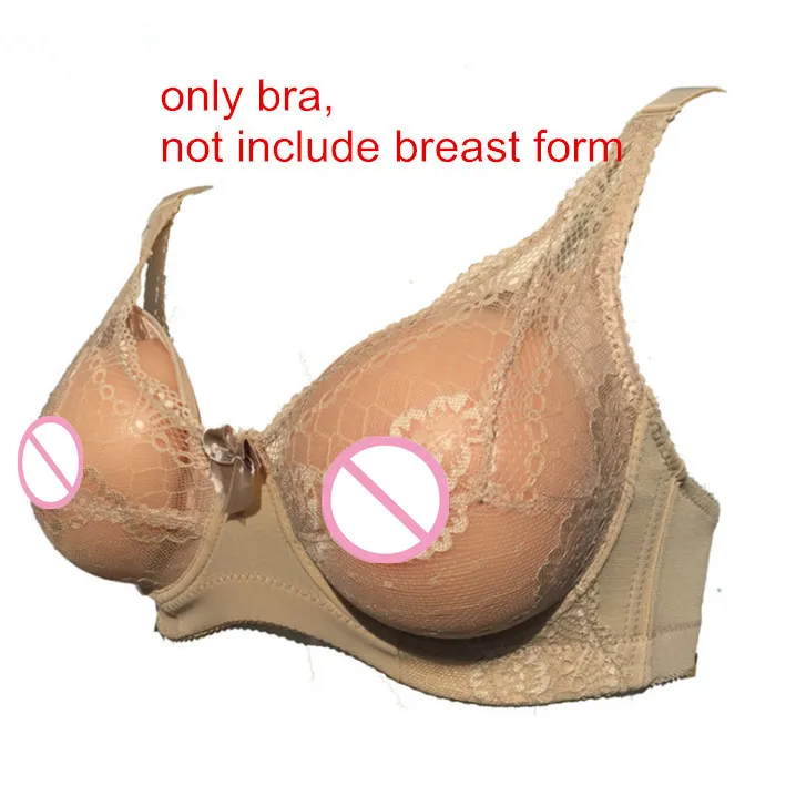 Special Pocket Bra For Silicone Breast Forms - Mastectomy, Crossdressing, False Boobs