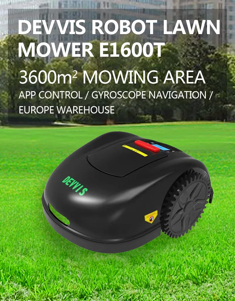 DHgate DEVVIS E1600T Robot Lawn Mower Automatic Lawn Care for Large Lawns up to 3600m2 Home Garden