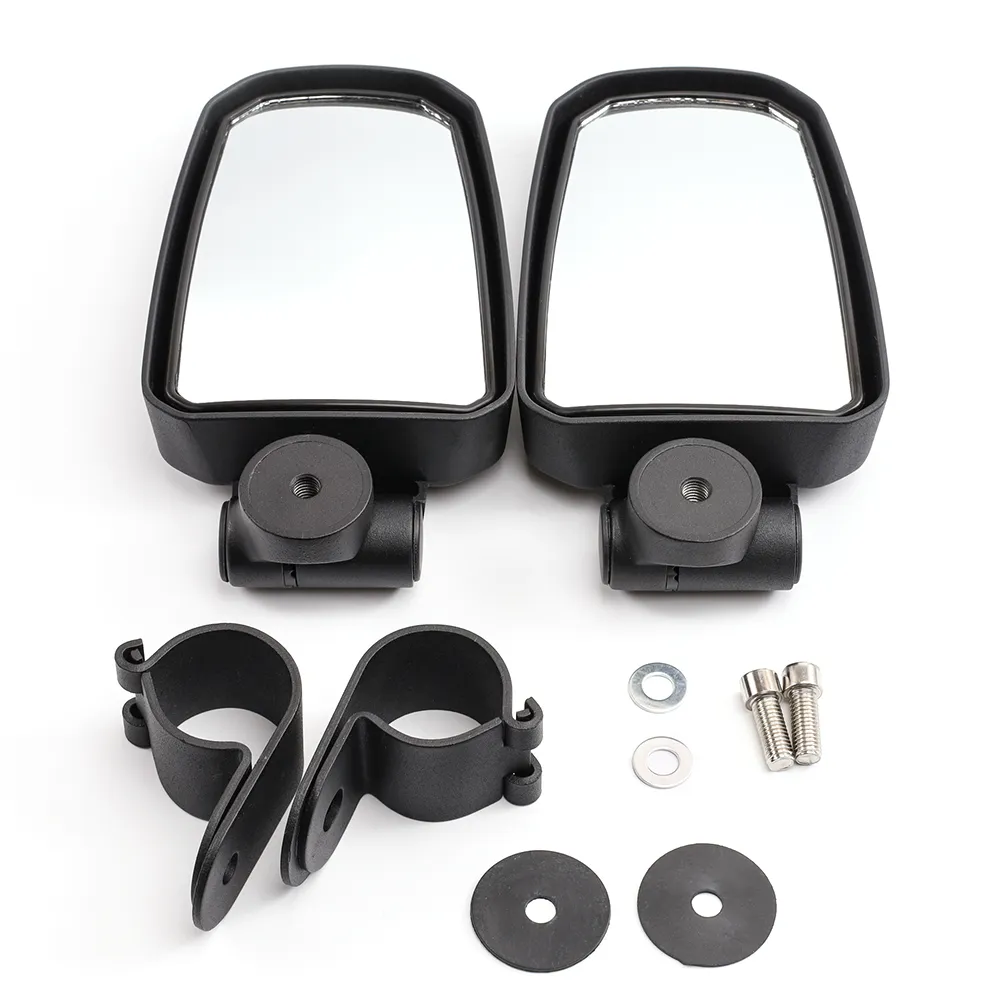 Rear Side View Mirror For 1.75'' 2'' Clamp UTV ATV Polaris - Foto 9