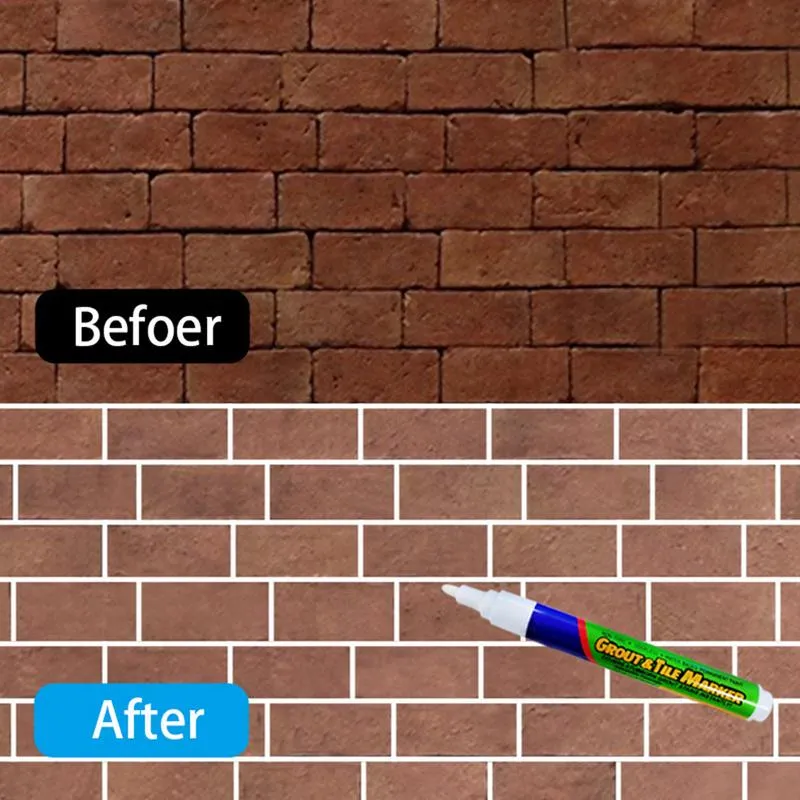 Factory Colors Tile Repair Paint Marker Fugen Marker For Grout Pen Dark Grey - Ideal To Restore The Look Of Tile Grout Lines - View #11