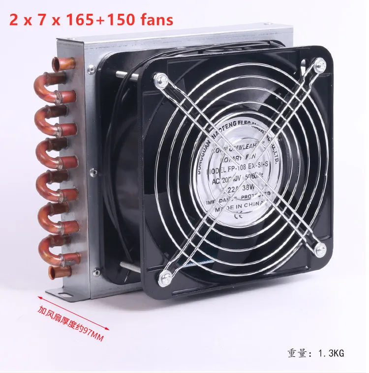 7mm Copper Tube Refrigerator condenser ac with Aluminum Fins 7mm Copper Tube Refrigerator condenser ac with Aluminum Fins