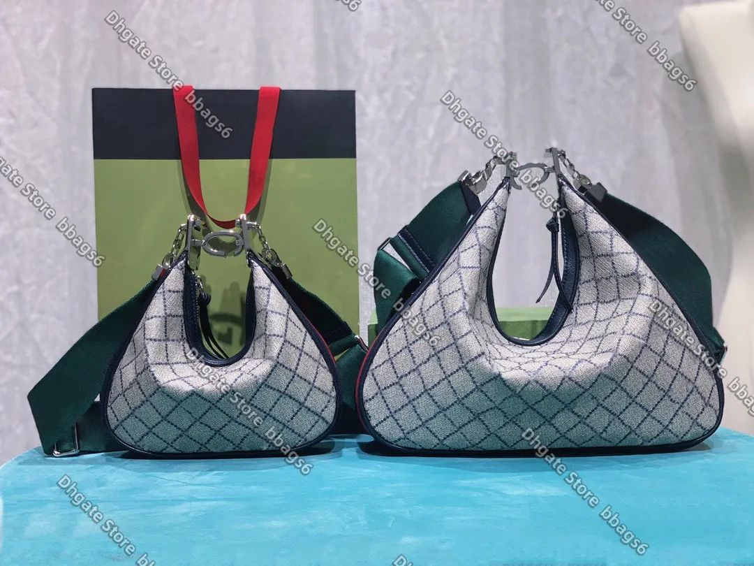Hobo Crescent Umhangetasche Leinwand Leder Designer Geldbilder fur Frauen