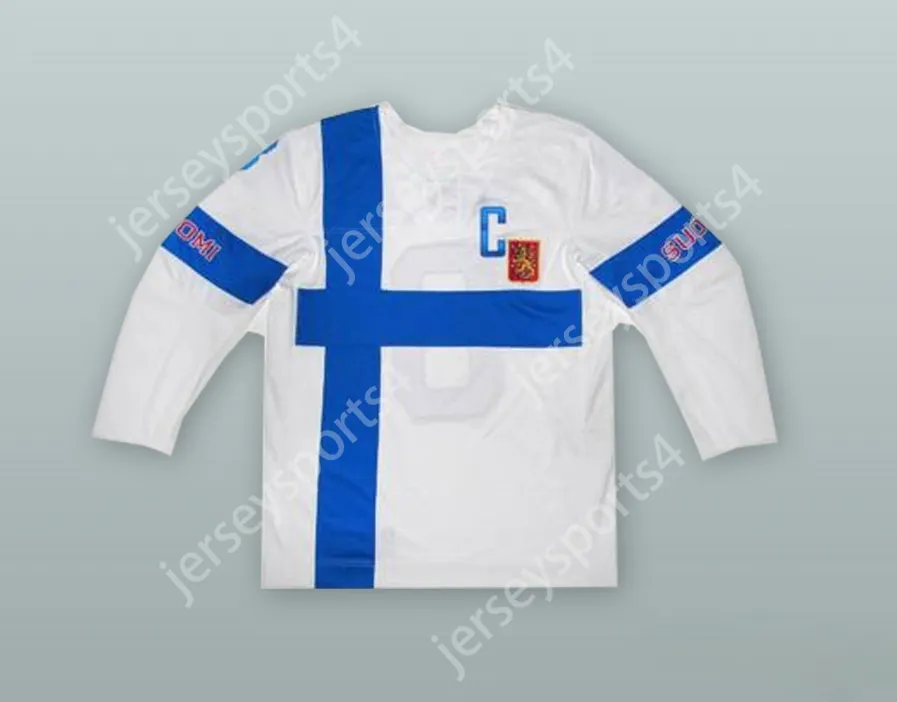 Personalized Team White Vintage Hockey Shirts Teemu Selanne 8 Finland National Team Top Stitched Sizes S 6XL From Jerseysports4 40.41 DHgate.Com
