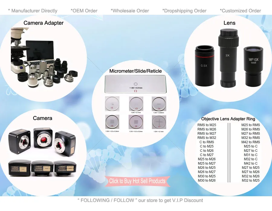 Bx Adapter DHgate.com:Microscope Trinocular Adapter Base C-Mount Camera Adapter ...