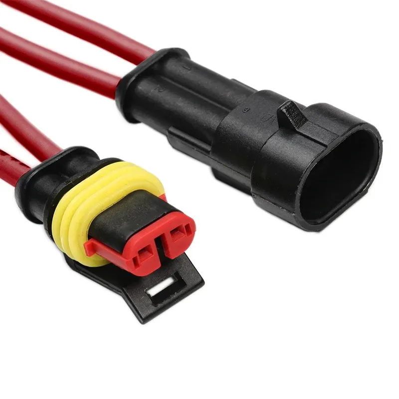 708 Series Automotive Waterproof Plug Connectors - 1 To 6 Pin - Car Cable Connector Kit