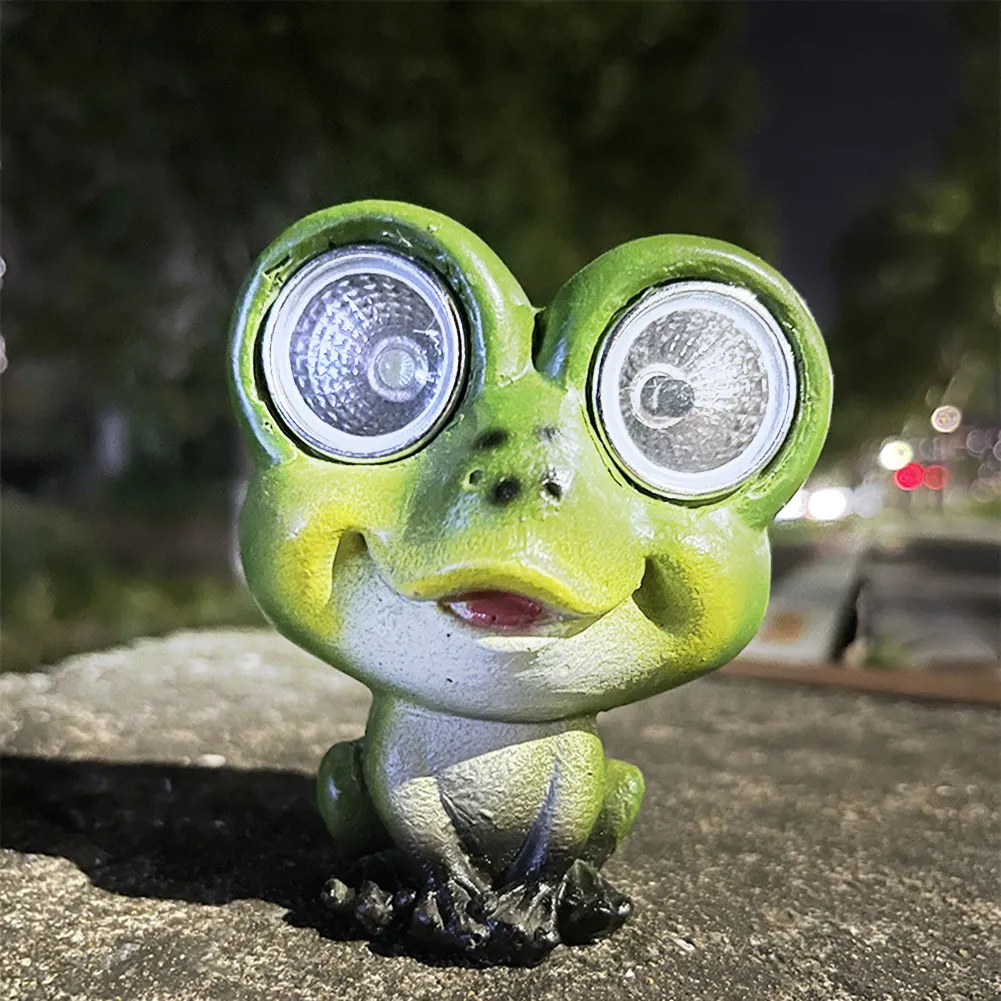 Frog solar lights hot sale