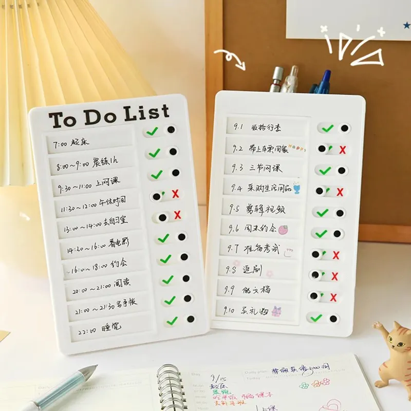 Daily Planner Checklist: Creative Detachable Task Board For Home Office ...