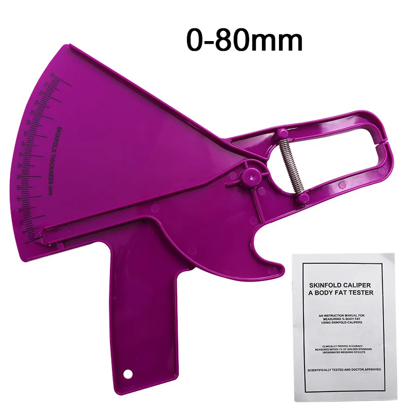 Pince à Plis Cutanés (Caliper) 80mm - Pour Mesurer Le Taux De Graisse Corporelle, Fitness