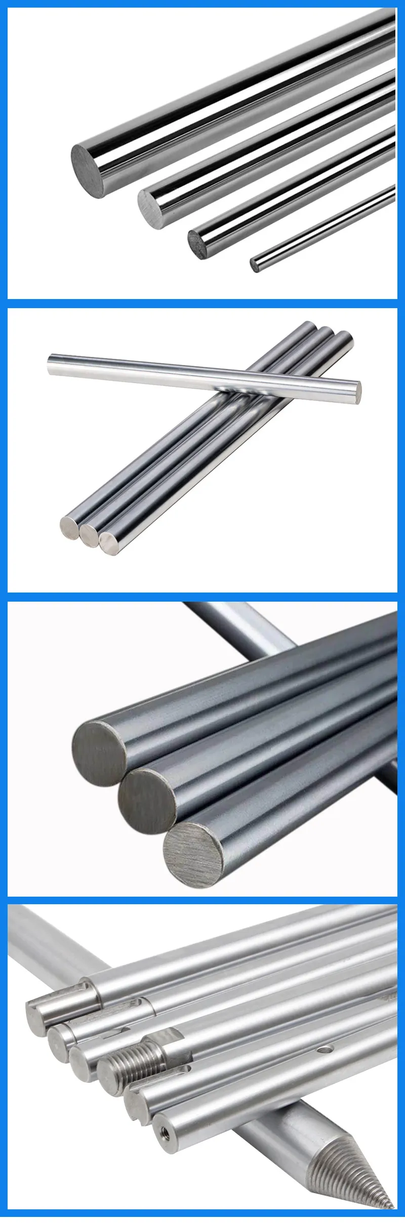 Round Linear Rail Shaft 400mm Linear Bearing Housing SCS...UU Linear ...