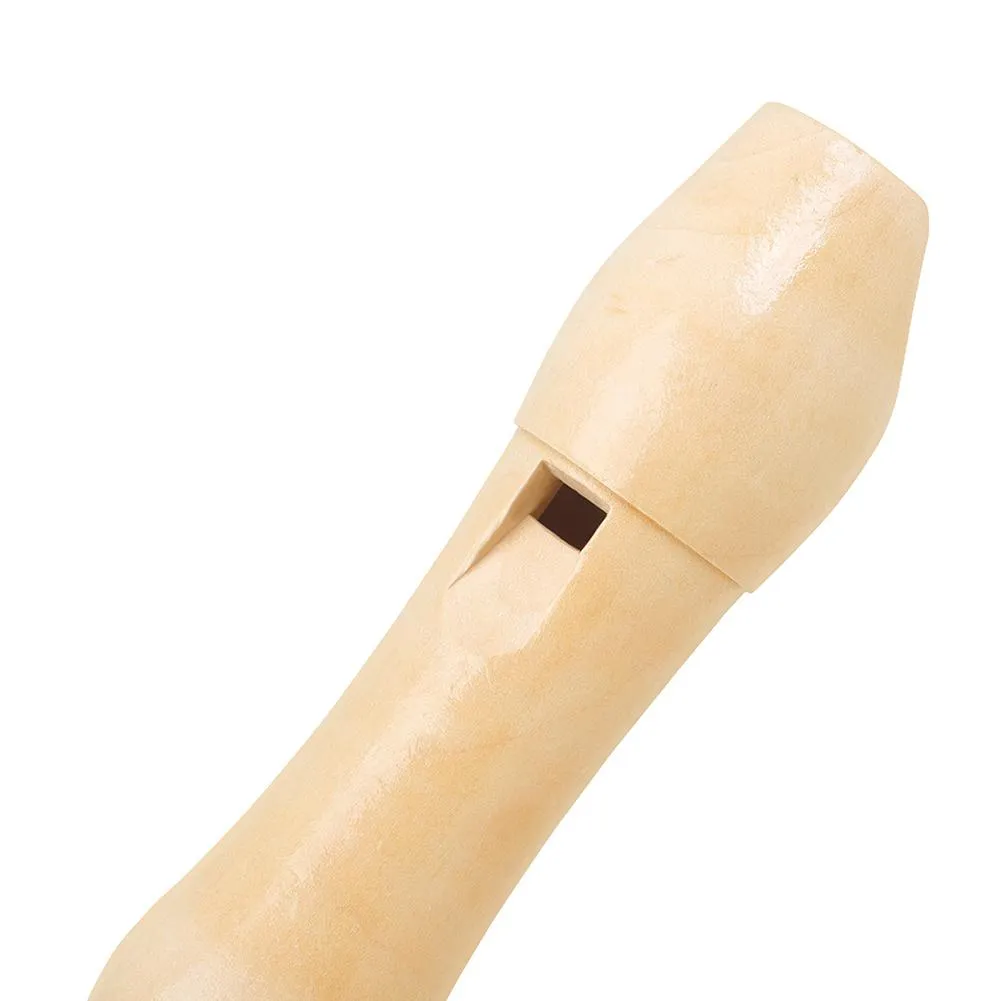 Wooden High Pitched Clarinet for Kids Musical Education 8 Hole Flute Instrument