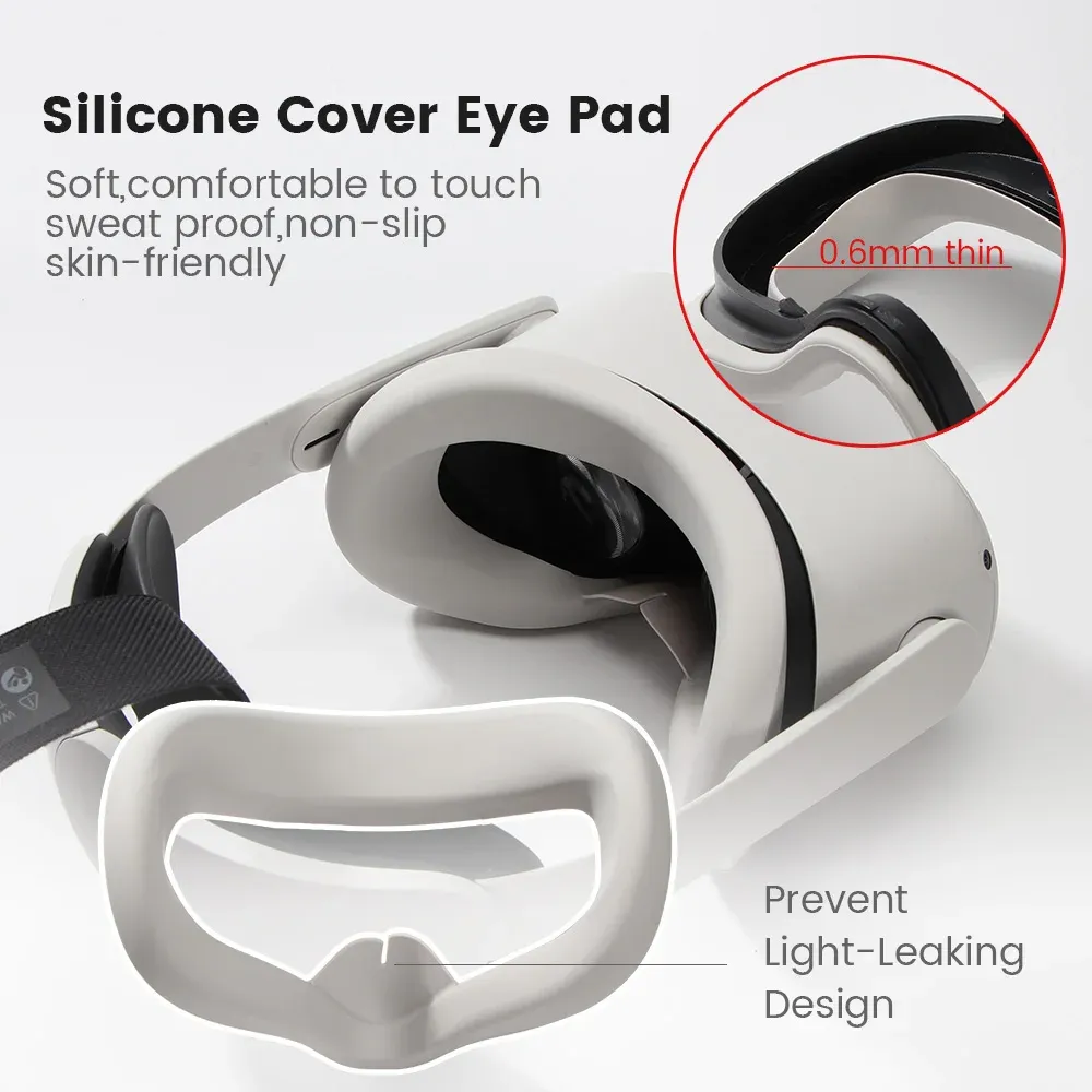 Headset Cover VR Touch Controller Shell Case With Strap Handle