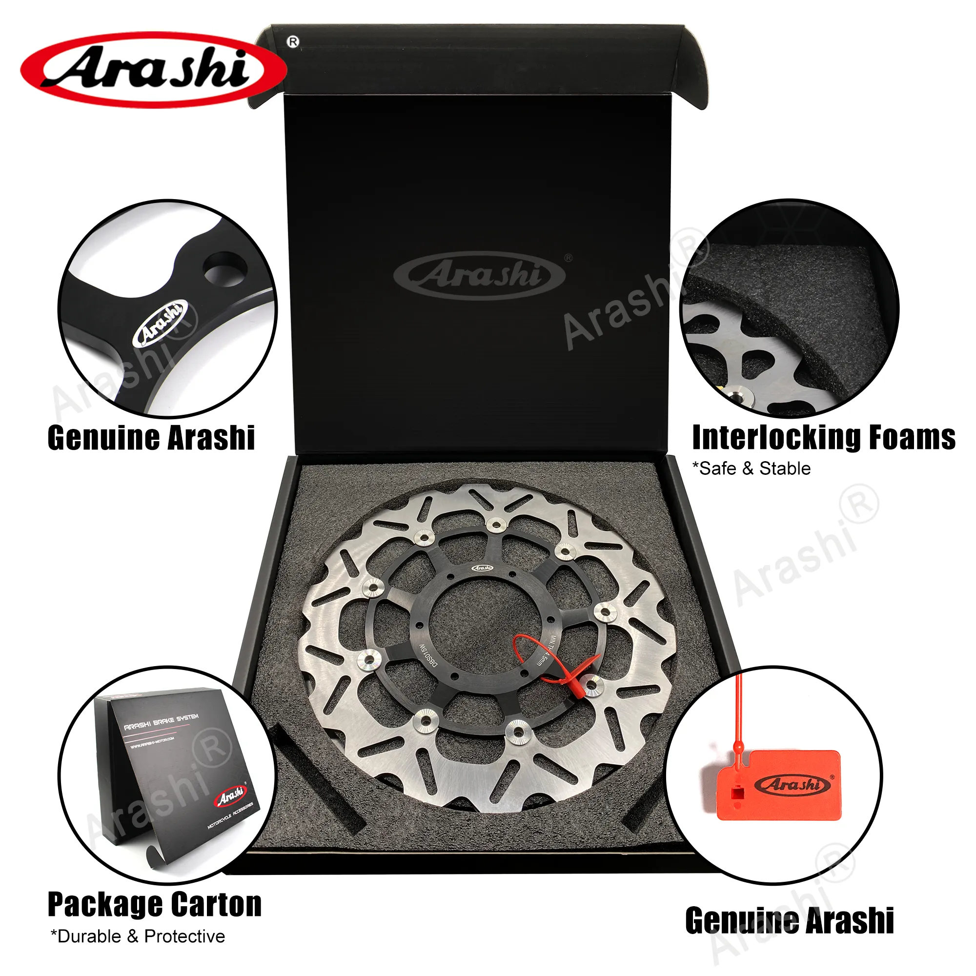軟骨　嵐円盤 Arashi CNC Full Floating Front And Rear Brake Rotors From