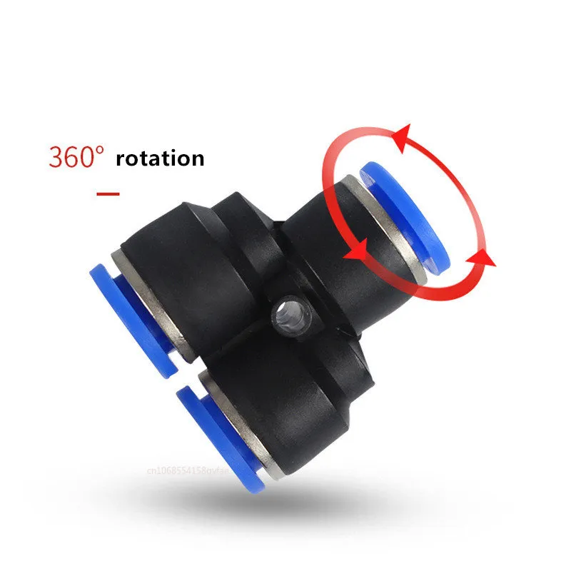 Connector Py 16 Pneumatic waste connector - Quick Push for Air Water - Y Shape - Sizes ...