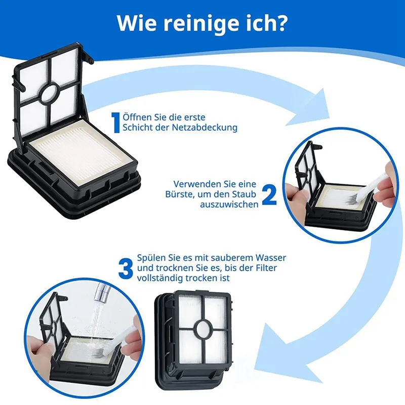 DHgate.com:3-Pack Crosswave Vacuum Filter, Washable