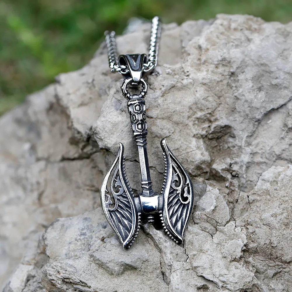 Axe pendant necklace store