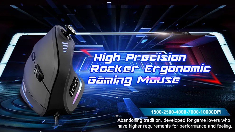 BOW Wired Gaming Mouse Programmable 12 Buttons RGB Mouse For Gamer ...