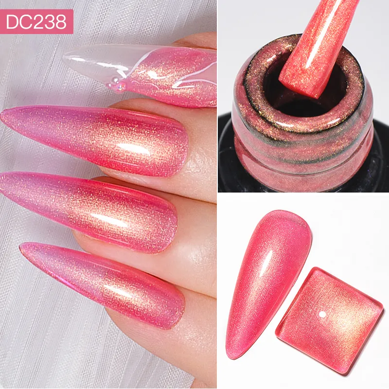 DHgate.com:7ml Mtssii Auroras Pearl Shell Rubber Base Gel 3D