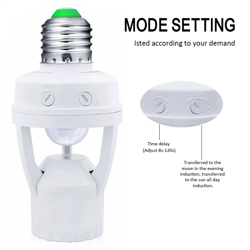 E27 Lamp Holder With Switch Infrared Body Motion Sensor Light Bulb Holder For Staircase Corridor From Saimilofficalstore 9.99 DHgate.Com