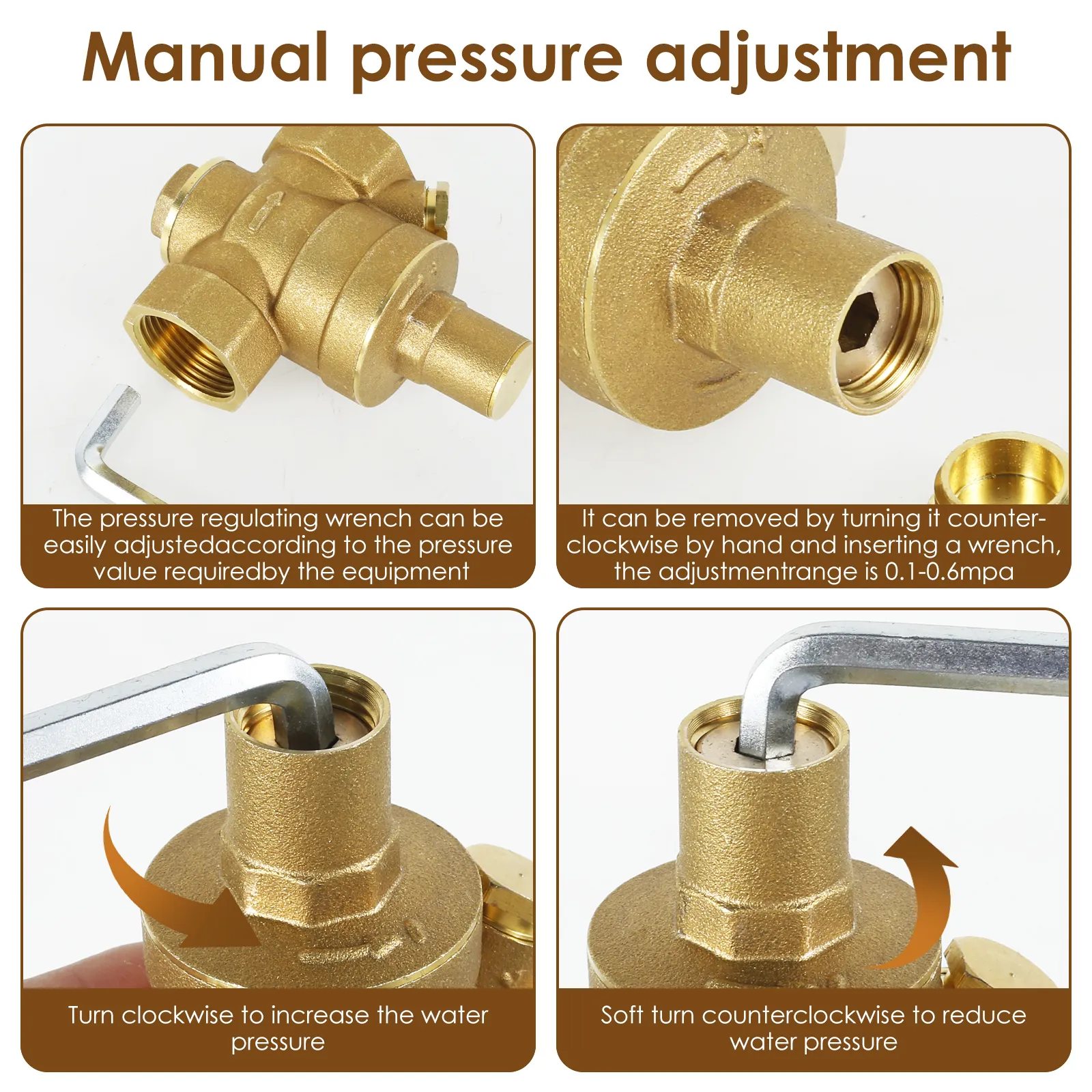 Watts DRV/N Pressure Regulator – DN15 DN20 DN25 – DVGW Certified – Made In Germany